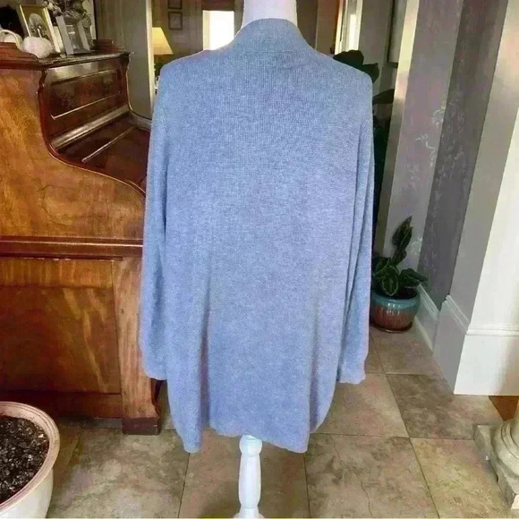 Women’s Cyrus Waffle Texture Cardigan Size XL Cornflower Blue Lightweight Fall - Picture 3 of 6